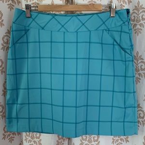 Antigua Desert Dry plaid golf Skort 8